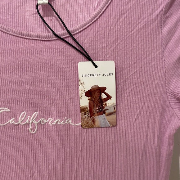 Sincerely Jules California Purple BodyCon Dress / NWT - Picture 3 of 7